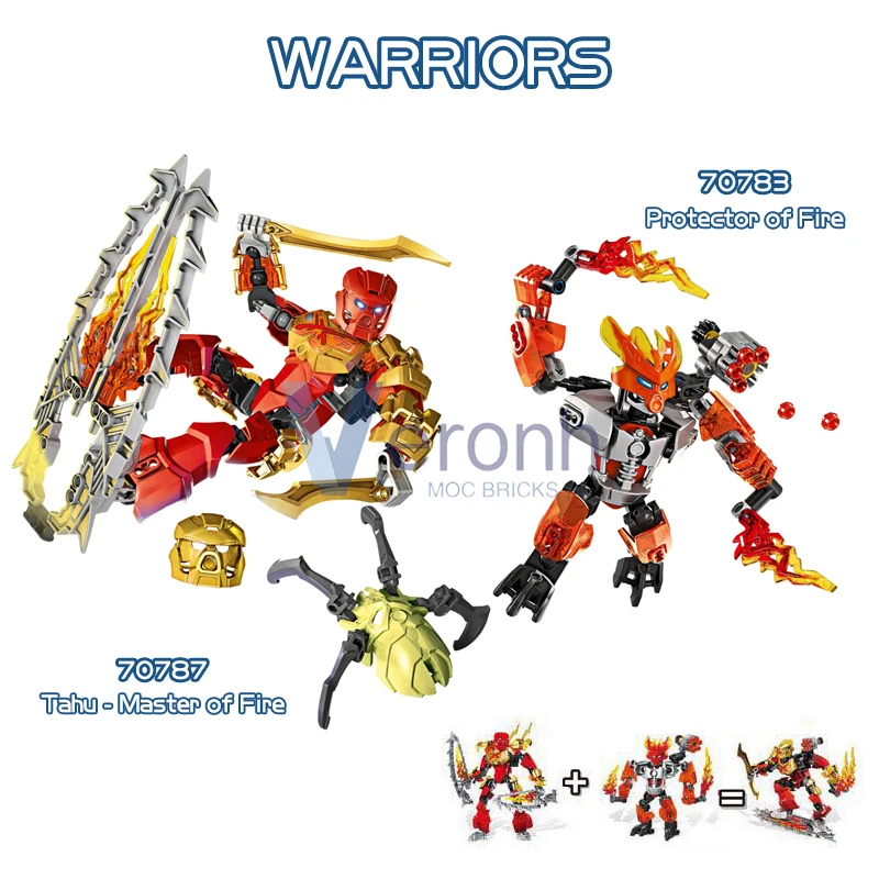 Protector Series Bionicle Warriors Collection Building Blocks Onua
