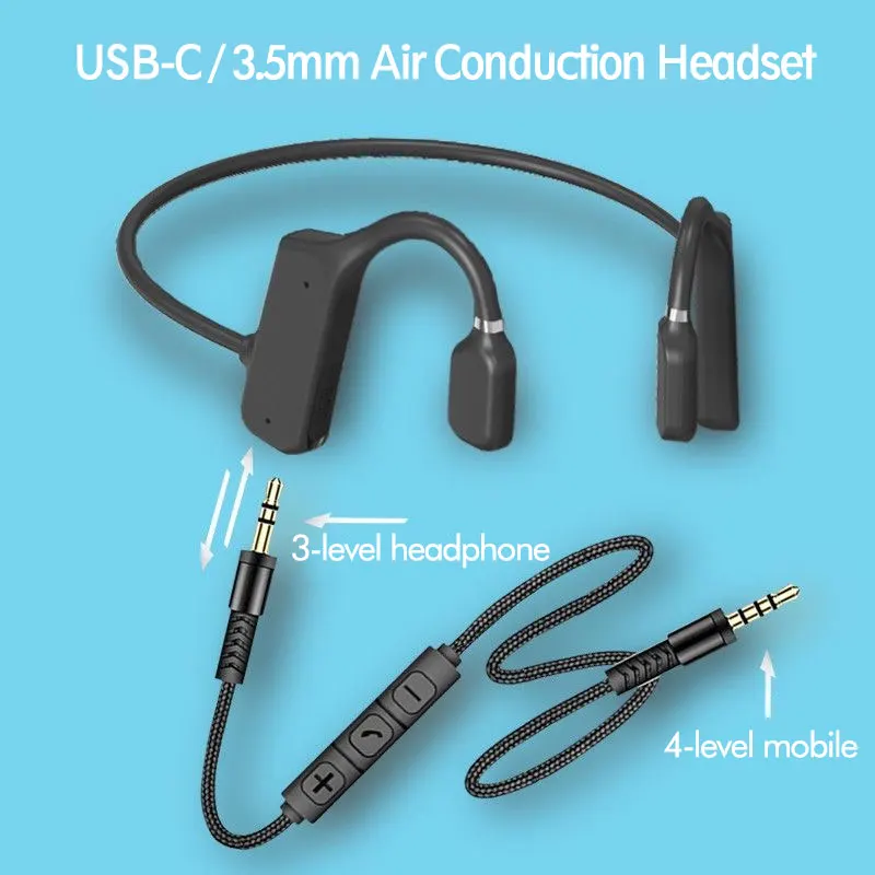 AirBoneConductionHeadphonesCTypeOutdoorSportsHeadset35mm