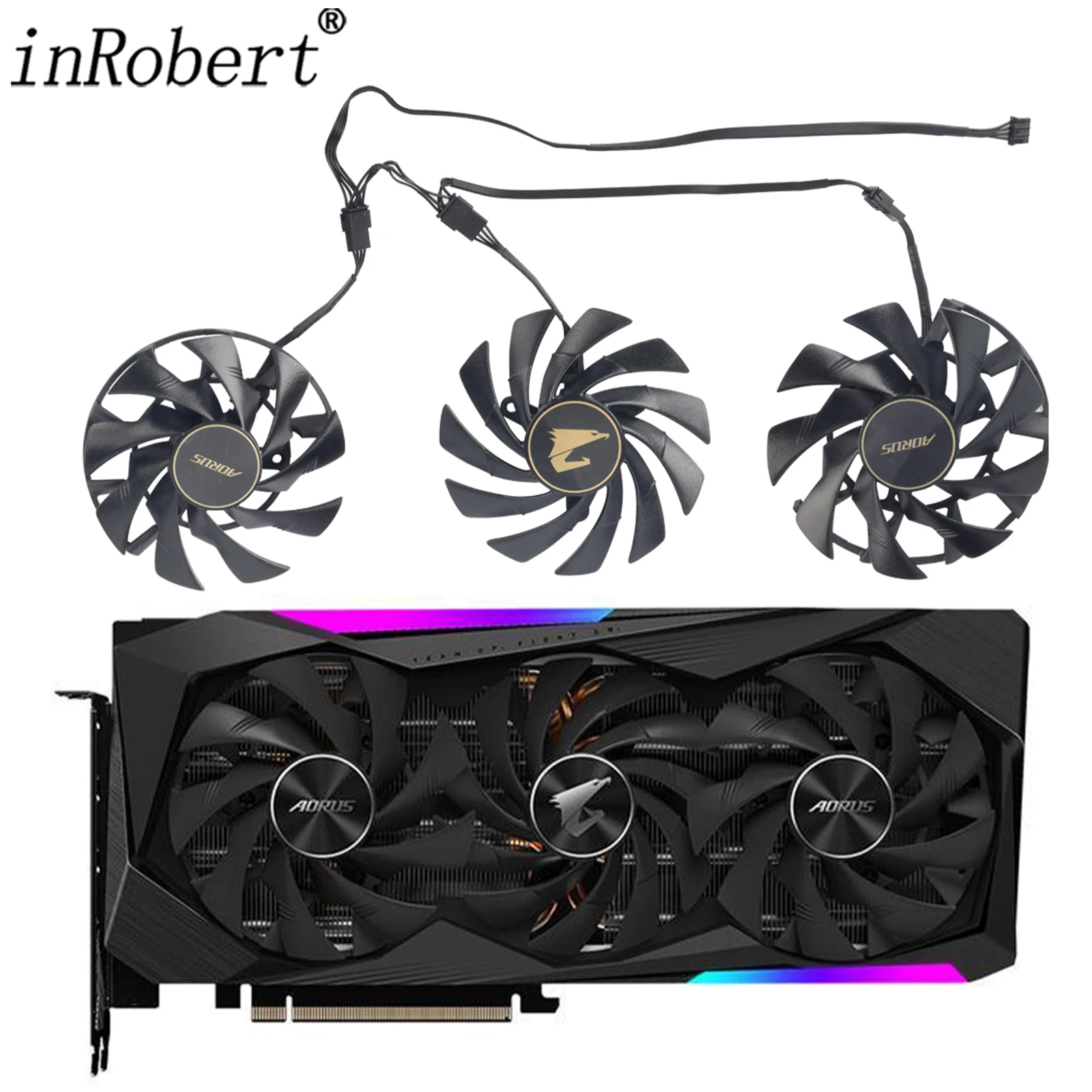 Nuova Ventola Della Scheda Video Muslimx3070 Per Ventola Di Raffreddamento Della Scheda Grafica Gigabyte Aorus Geforce Rtx 3060 Ti 3070 Master