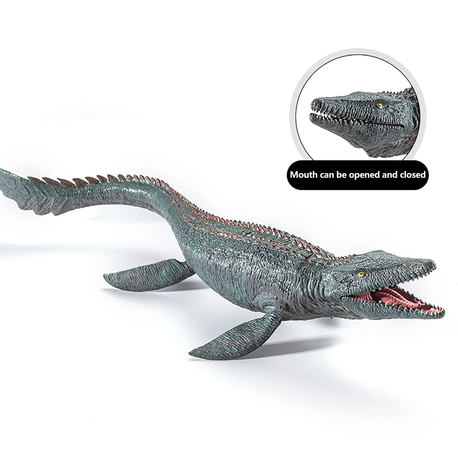 45CM Realistic Dinosaur Mosasaurus Animal Model Figure Kids Toy or Festival LDUK 