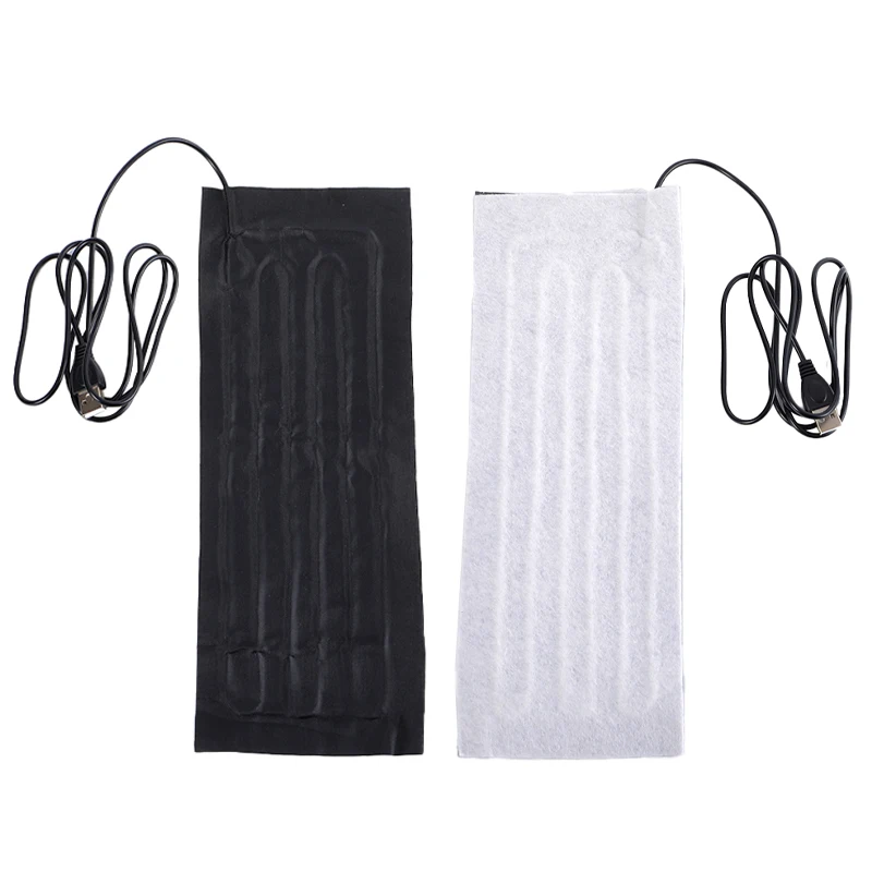 10*30cm 5V Carbon Fiber Heating Pad Hand Warmer USB Heating Film Electric Winter Infrared Fever Heat Mat USB Heating Tablet