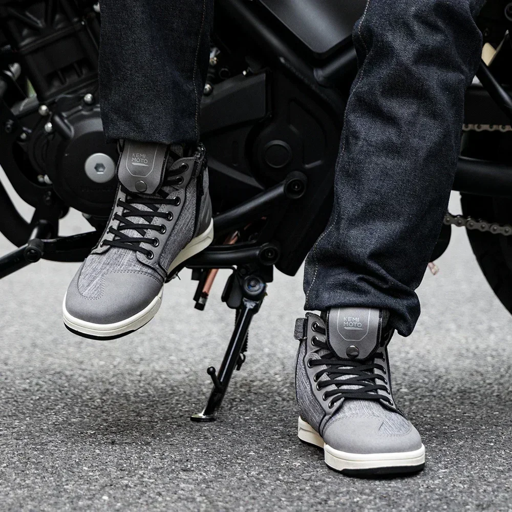 Motorcycle Shoes Motorcycle Boots KEMIMOTO Motorcycle Shoes Daily Commuting Riding Men Boots Casual Rides
