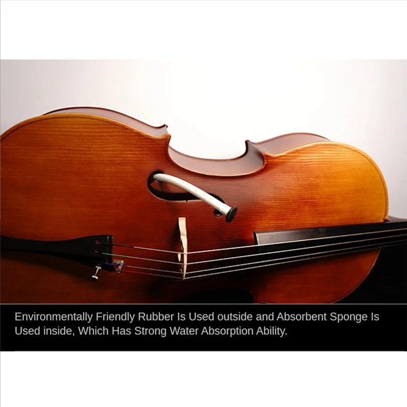 A51Q-Cello Humidifier Panel Sound Hole Humidifier Tube Maintenance for Violins Cello Musical Instruments Parts