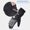Winter Snowboard Ski Gloves PU Leather Non-slip Touch Screen Waterproof Motorcycle Cycling Fleece Warm Riding Gloves 3