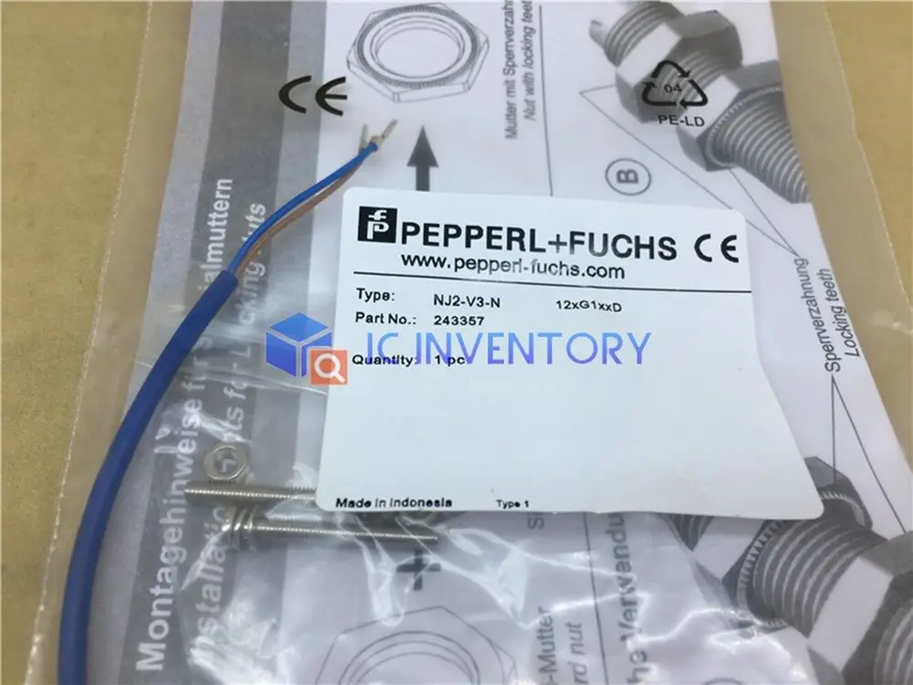 

Brand New Pepperl+Fuchs Sensor NJ2-V3-N NJ2V3N