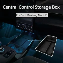 Central Control Storage Box for Ford Mustang Mach-E Armrest Box Gear Shift Storage Box Stowing Tidying Car Interior Accessories