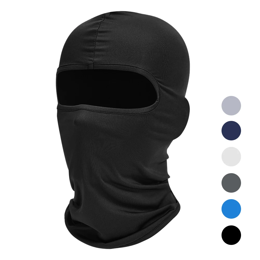 

Men's and Women's Cycling Cap, Balaclava, Full Face Ski Mask, Hood, Hiking, Camping, Tactical, Military, Bike Hats, Neck Gaiter