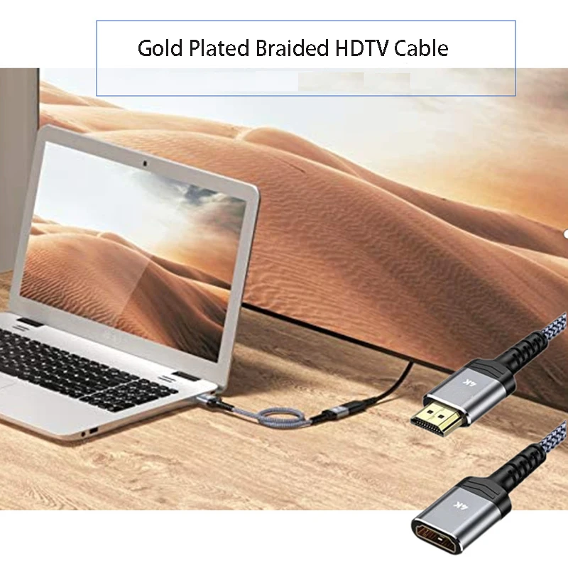 2 Pezzi Adattatore Mini HDMI A HDMI 4K – Placcato Oro, Connettore Maschio-Femmina Per Fotocamera, Tablet, PC, Raspberry Pi – VIEVRE