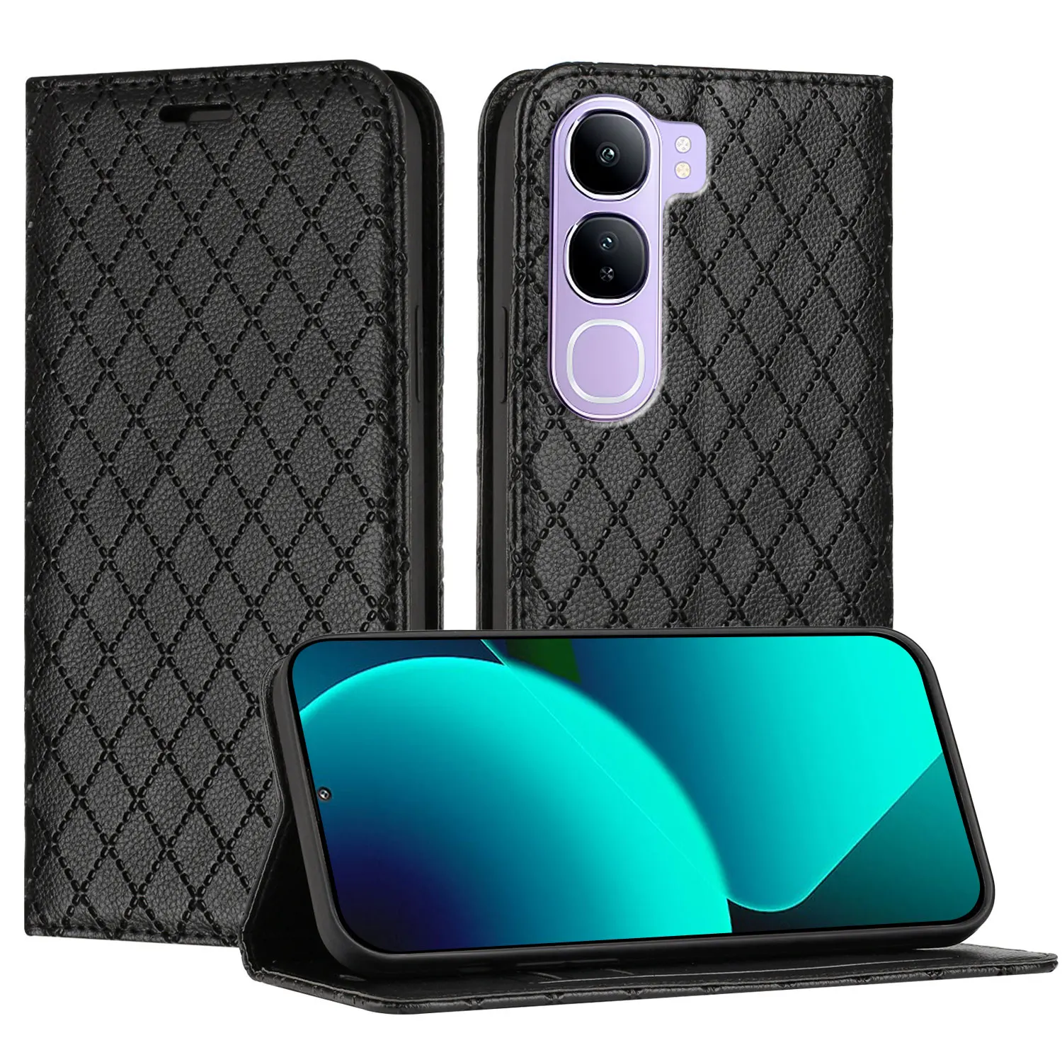 Leather Wallet Flip Cover - Elegant and Durable Protection