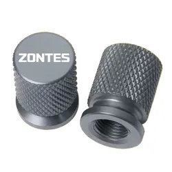 Premium Motorcycle Tire Valve Caps - Set of 2, Durable and Stylish Accessories (Zontes)