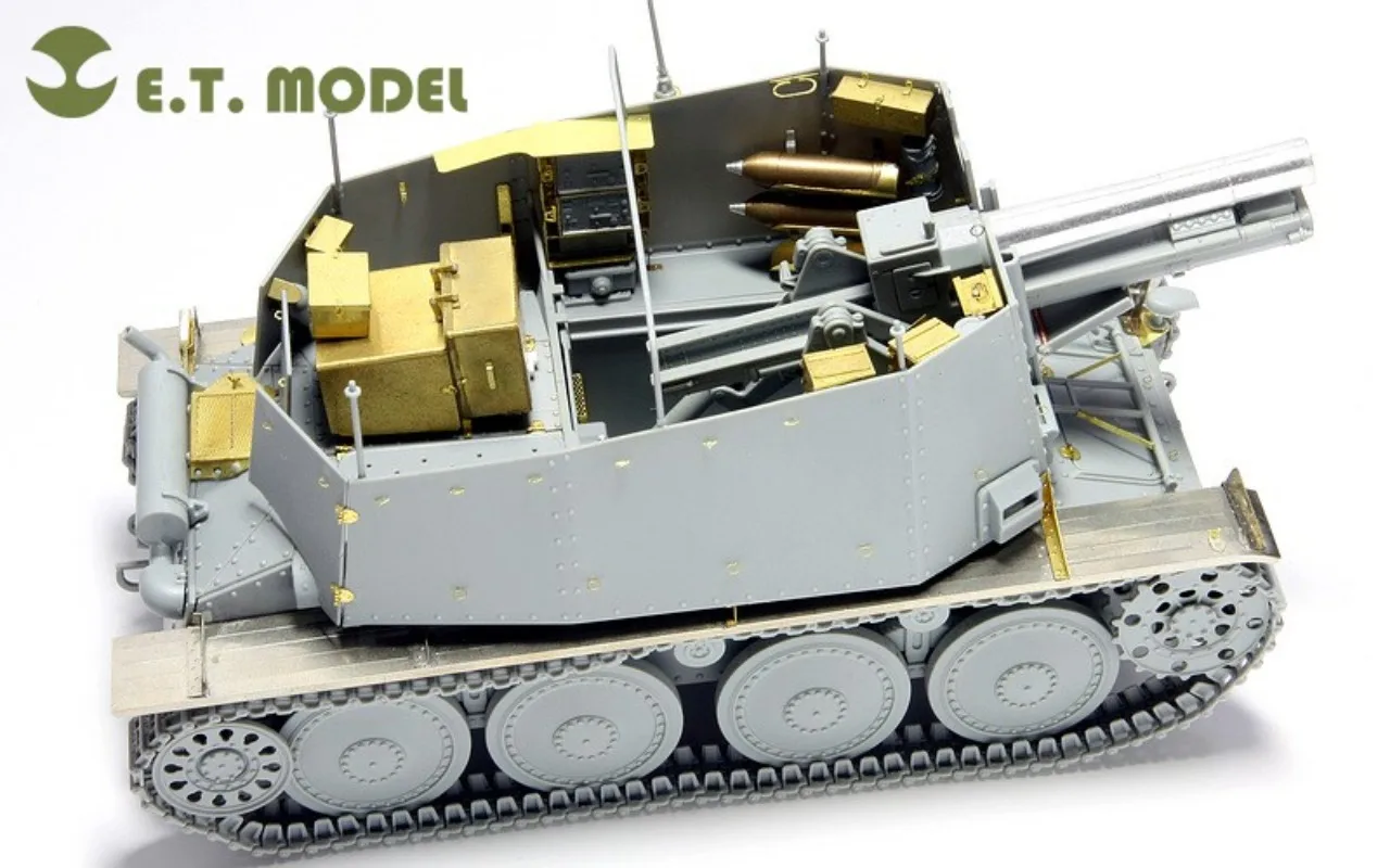 1/35 E.T.MODEL E35-005 2차 세계대전 독일군 Sd.Kfz.138/1 Ausf.H 그릴 포토 에칭 세트(드래곤 6470용)