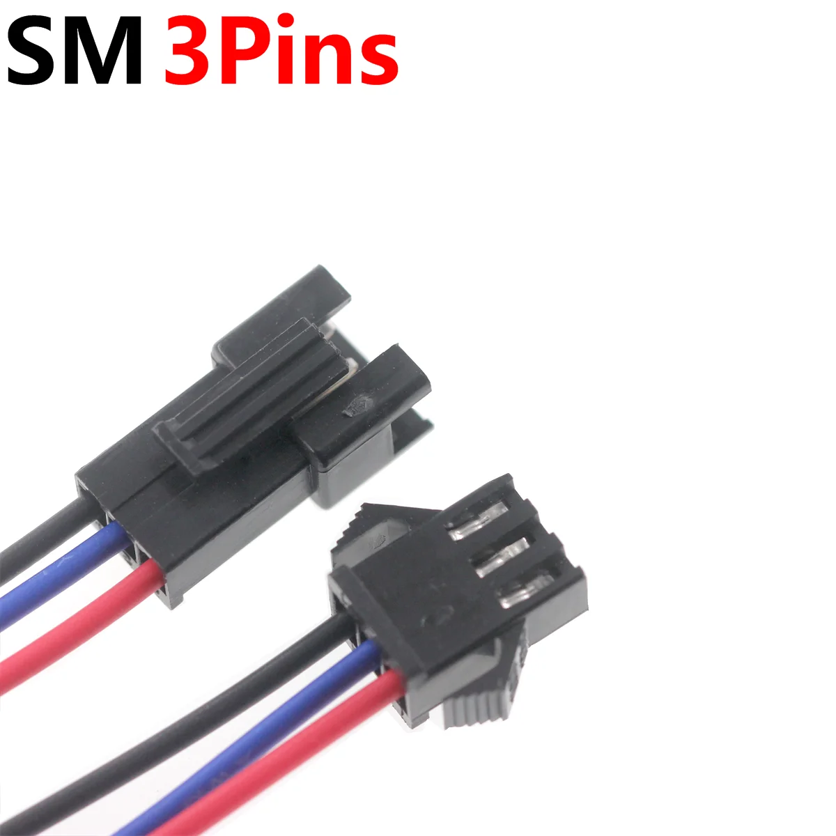 20Pairs SM 2Pins 3Pins 4pins 5pins 6pins 20cm 30cm 40cm Plug Male to Female Wire Connector