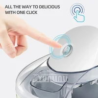 Petite machine à crème glacée domestique, machine à glace électrique portable DIY, congélateur automatique de yaourt 2