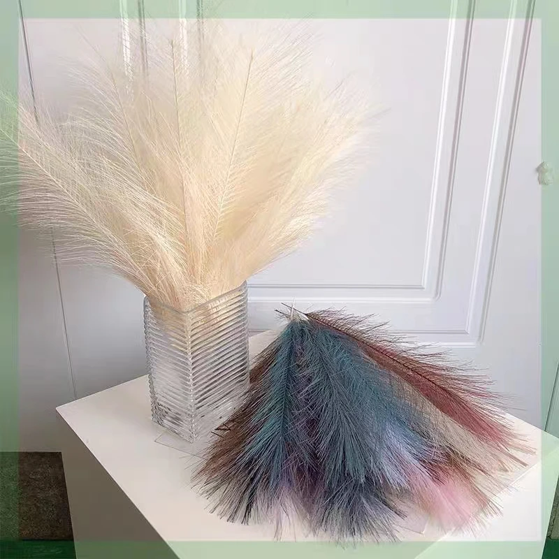 

10/20PCs Artificial Pampas Grass Flower Bouquet for Home Wedding Decoration DIY Party Bedroom Fake Plant Flowers Vase Decor Reed