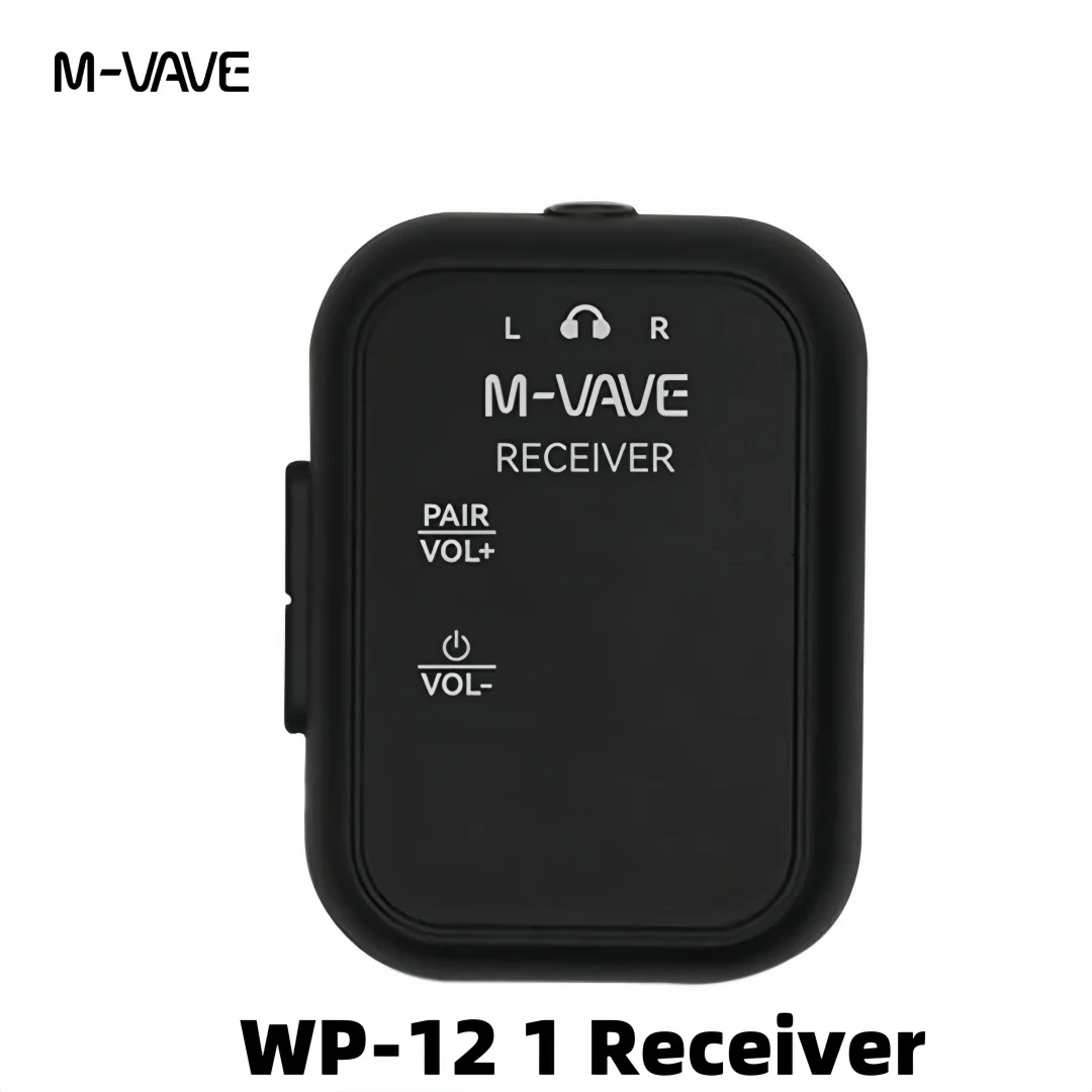 M-VAVE WP-9 2.4G Kablosuz Sistem Kulaklık Monitör İletim Sistemi Şarj Edilebilir Verici Alıcı Mono Kayıt Fonksiyonu