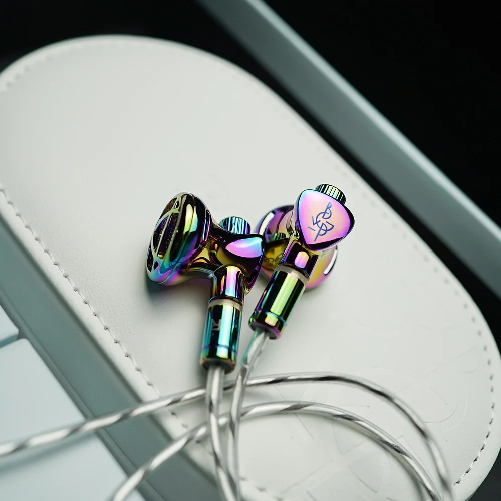 BGVP DX7 HIFI In-Ear Earphones New 14.2mm Carbon Composite Dynamic Diaphragm Flat Head Earbuds MMCX 3.5mm/4.4mm Plug Replaceable 2
