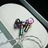 BGVP DX7 HIFI In-Ear Earphones New 14.2mm Carbon Composite Dynamic Diaphragm Flat Head Earbuds MMCX 3.5mm/4.4mm Plug Replaceable 2