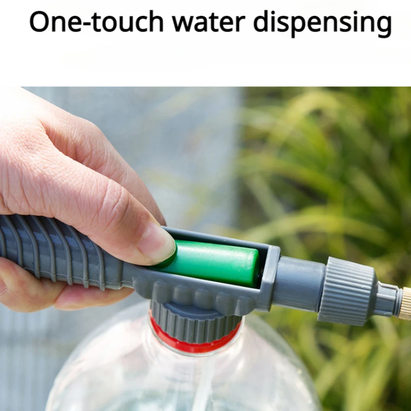 Mist Sprayer Watering Nozzle Sprinkler Pressure Fogging Nozzle Gardening Tools Water Spray Bottle Misting System