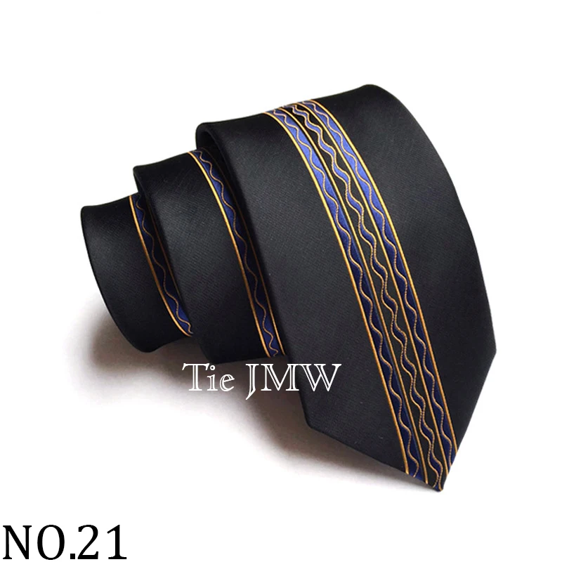 Männer Slim Krawatten Luxuriöse Krawatte Streifen Business Jacquard Krawatte Kleid Hemd Täglichen Verschleiß Krawatte Zubehör Hochzeit Party Geschenk – Detail 21