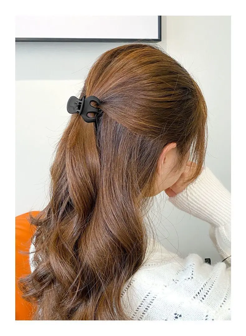 Large High Horsetail Catch Fixed Artifact Jinchen Paragraph With Small Claw Clip Hairpin Headdress Female Shark Head Clamps