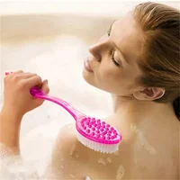 Back Body Bath Shower Cleaning Brushes Bath Brush Long Handle Exfoliating Scrub Skin Massager Exfoliation Bathroom Brush 2