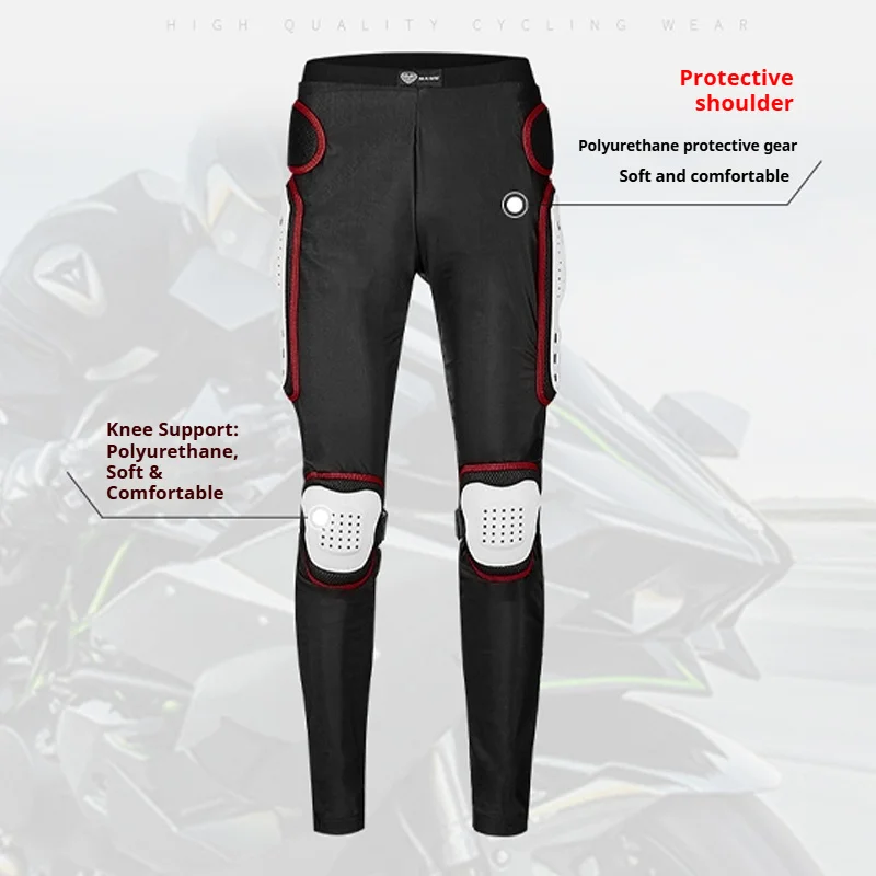 SULAITE 오토바이 아머 팬츠 오프로드 힙 무릎 보호대 익스트림 스포츠 스케이트보드 모토크로스 라이더를 위한 낙상 방지 충격 방지