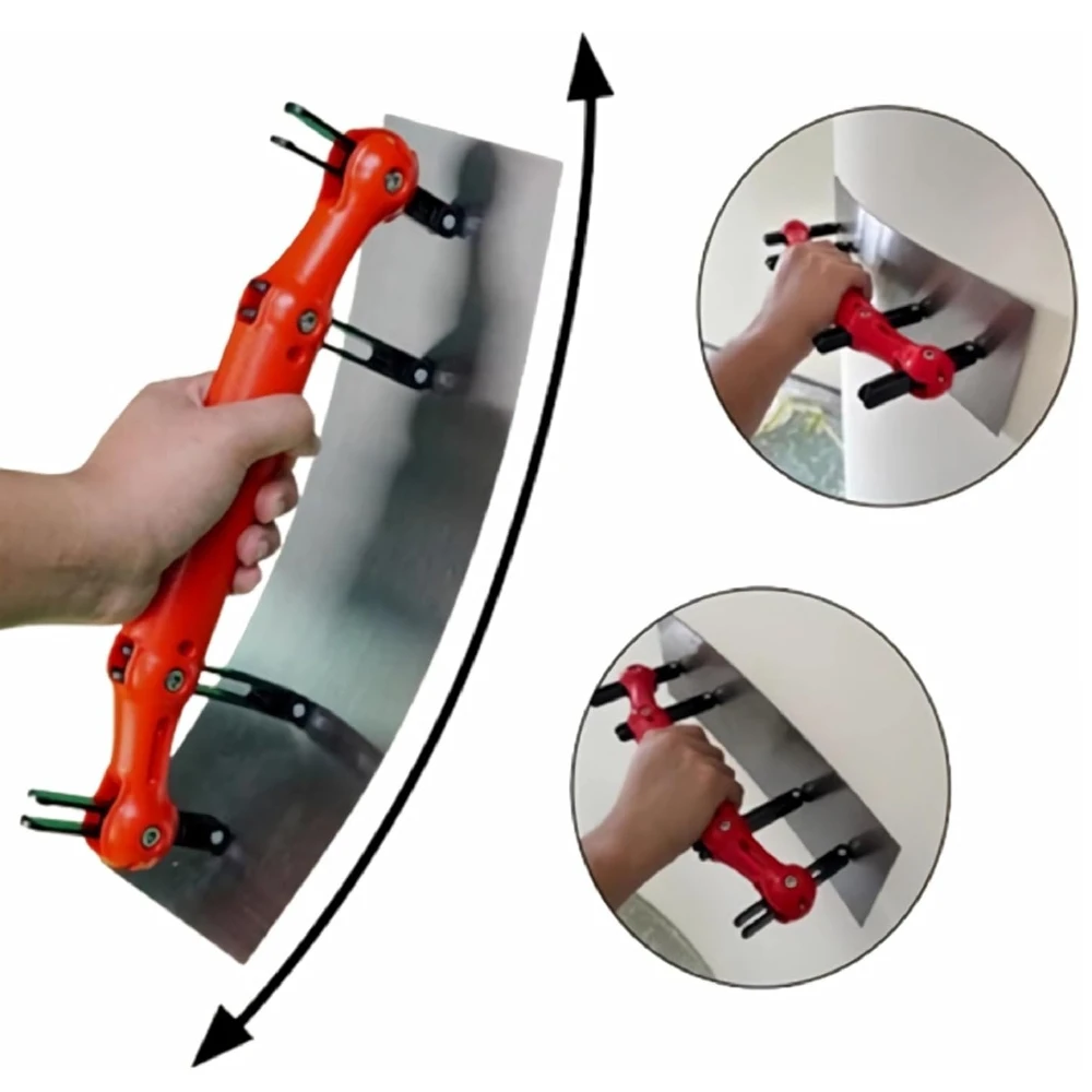 Adjustable Arc shaped Concrete Trowel for Finishing Inner Arc Outer Concrete Trowel for Finishing Fillet Rounded Corners