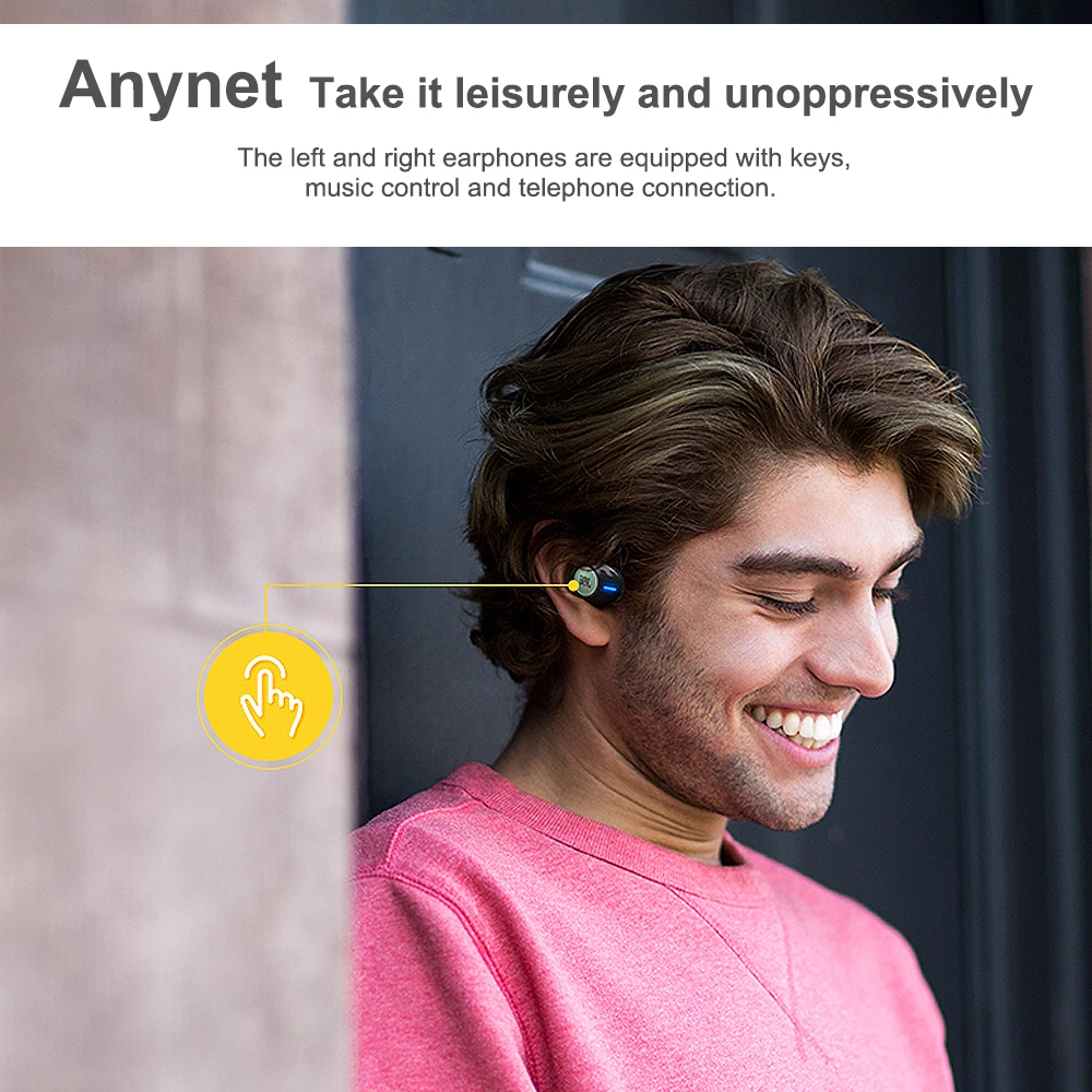 Wireless Bluetooth Earphones- Anynet- Smart cell direct 