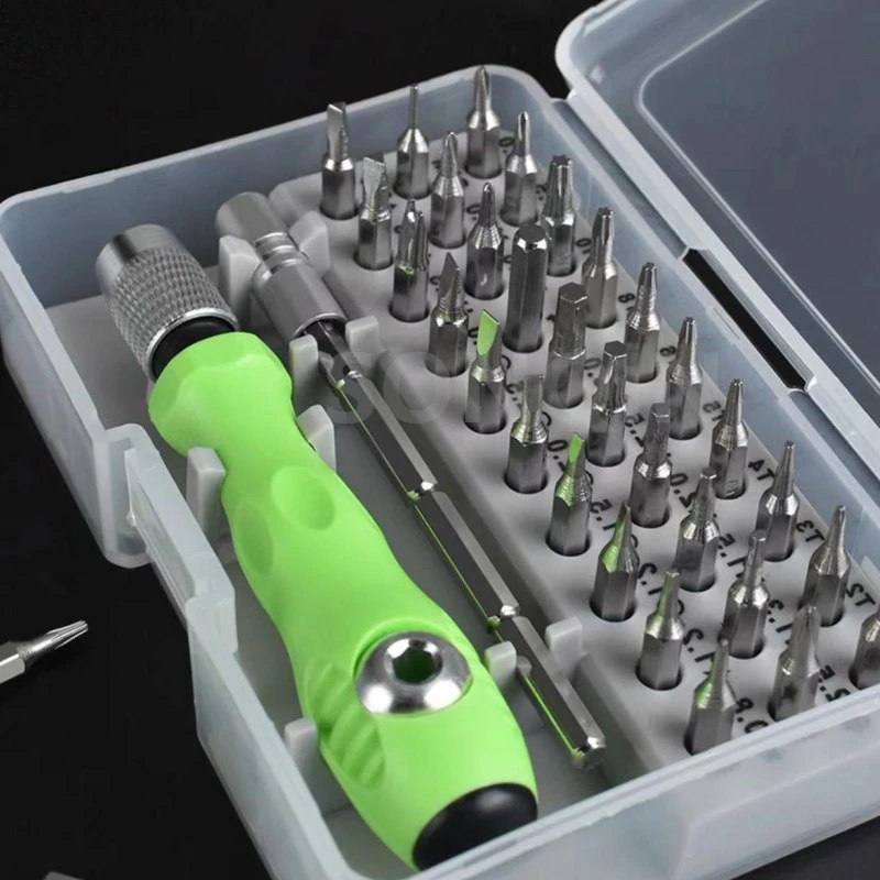 32 In 1 Screwdriver Set Tools for Workshop Mechanic 30 Driver Bit Tool Kit Woodwork Torque Precision Screwdrivers Hand Tool