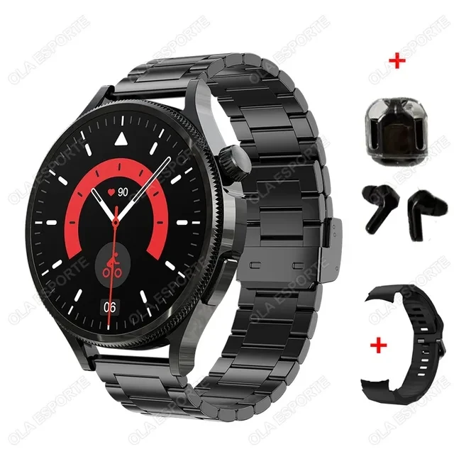 New Headset Smart Watch 3 in 1 Men Wireless Bluetooth Earphone Blood Pressure Heart Rate TestingSport Smartwatch Women 9