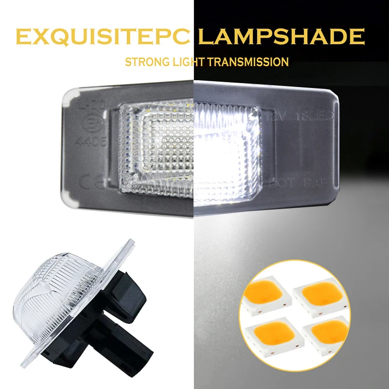 2x For Mazda 323 Miata Protege MX-5 MPV Tribute LED Number License Plate Lights