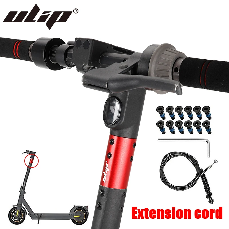 

Ulip Electirc Scooter Front Pole Extension Tube Aluminum Increased Height Extension Pole For Segway Ninebot Max G30 G30D G30LP
