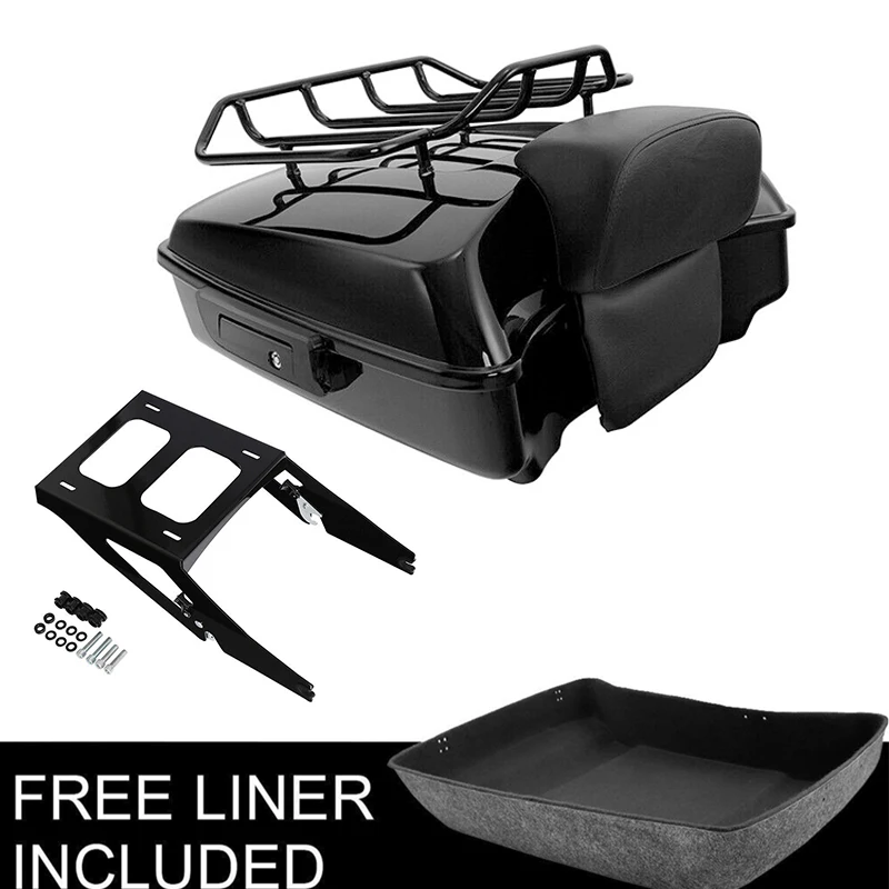 Moto Cut Pack Trunk 2 Up Mount Per Harley Tour Pak Sport Glide Flsb 2018-2023