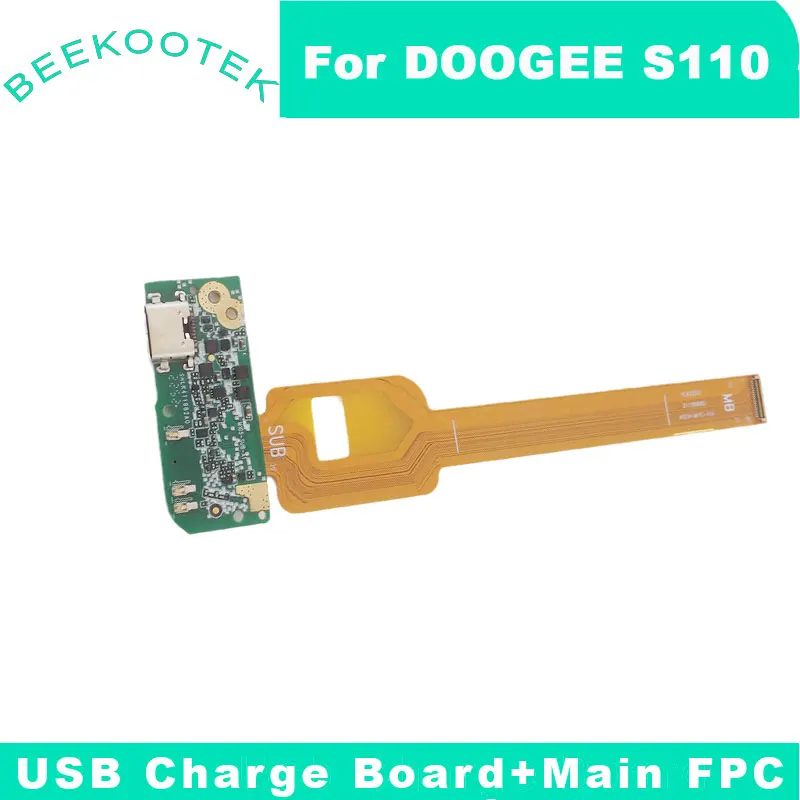 

New Original DOOGEE S110 USB Board Base Charging Port Board With Mic Motherboard Main FPC Accessories For DOOGEE S110 Smartphone