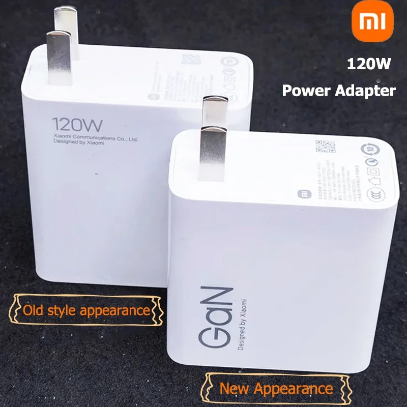 Xiaomi-Cタイプケーブル付き急速充電器,電源アダプター,120W, EU