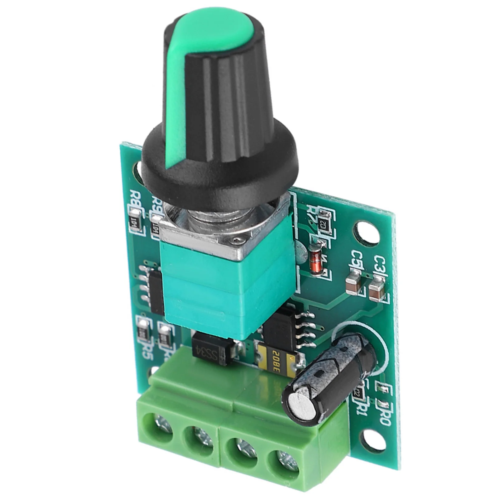 DC Motor SpeController DC 1.8-12V 2A Low Voltage Electric Motor Speed Controller PWM Speed Regulator Tool Equipm