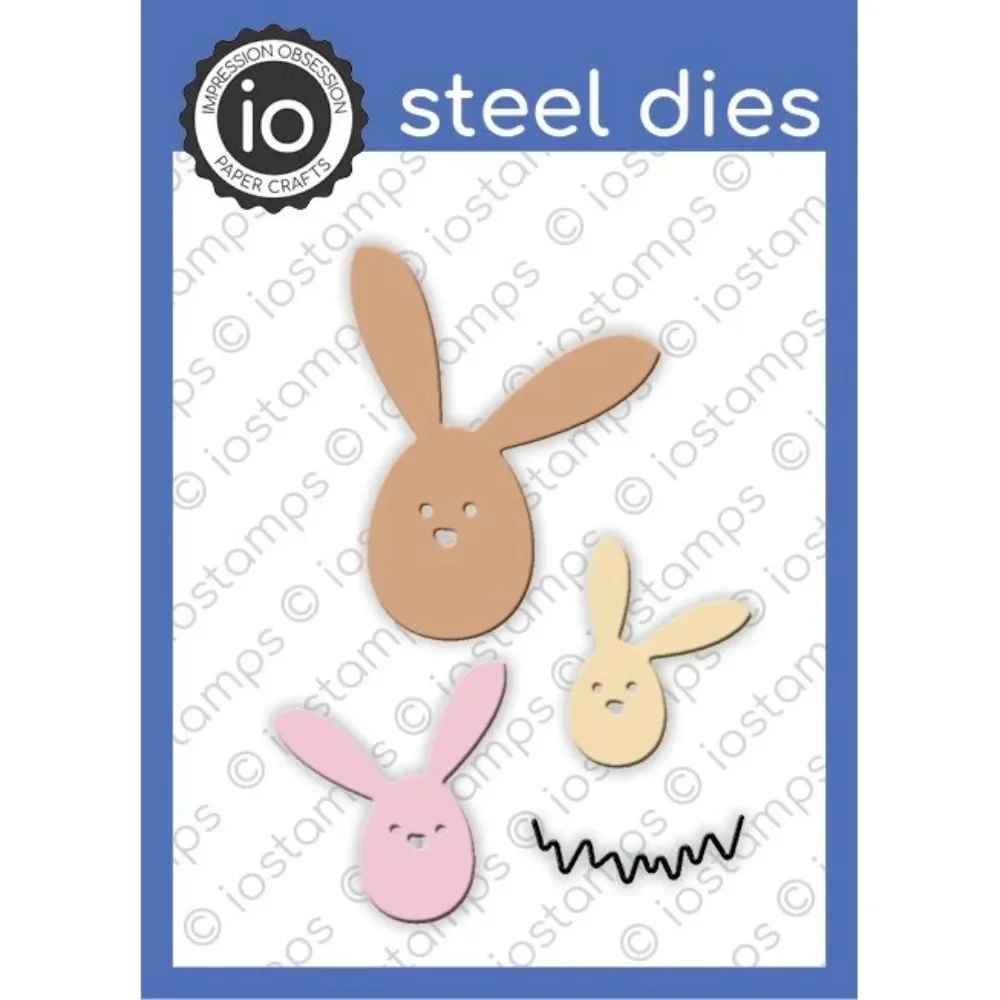 2024 Egg Bunny Trio Metal Cutting Frame Muore 2024 Nuovi Modelli Fai Da Te Scrapbooking Paper Making Crafts Cut