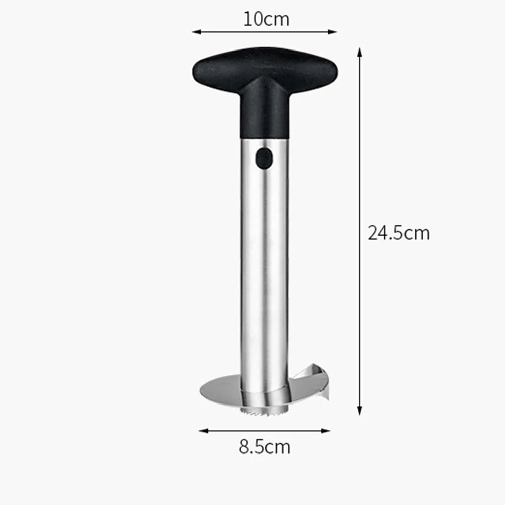 Pineapple Peeler 1PCS Spot Stainless Steel Pineapple Peeler Pineapple Corer Slicer Fruit Cutter Easy Slicer Peeler Kitchen Gadget