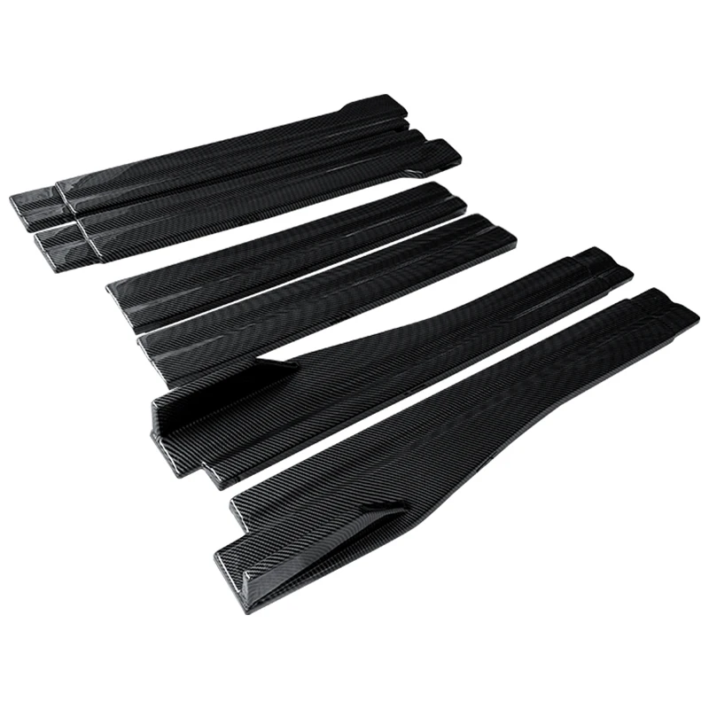 12PCS Universal For Audi A4 B7 B8.5 S4 RS4 Front Bumper Lip Spoiler Side Splitter Deflector Body Kit Guards Car Accessories