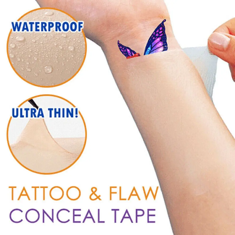 1pc Tattoo Scar Acne Cover Up Sticker Full Cover Concealer Sticker