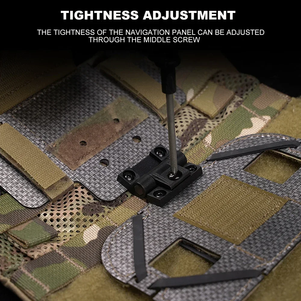 Porta Cellulare Tattico Molle - Custodia Camo Per Petto, Universale Per Schermi 4.7-6.8 Pollici - Foto 8