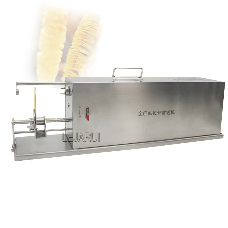 

Electric potato spiral cutter twist potato cutting machine