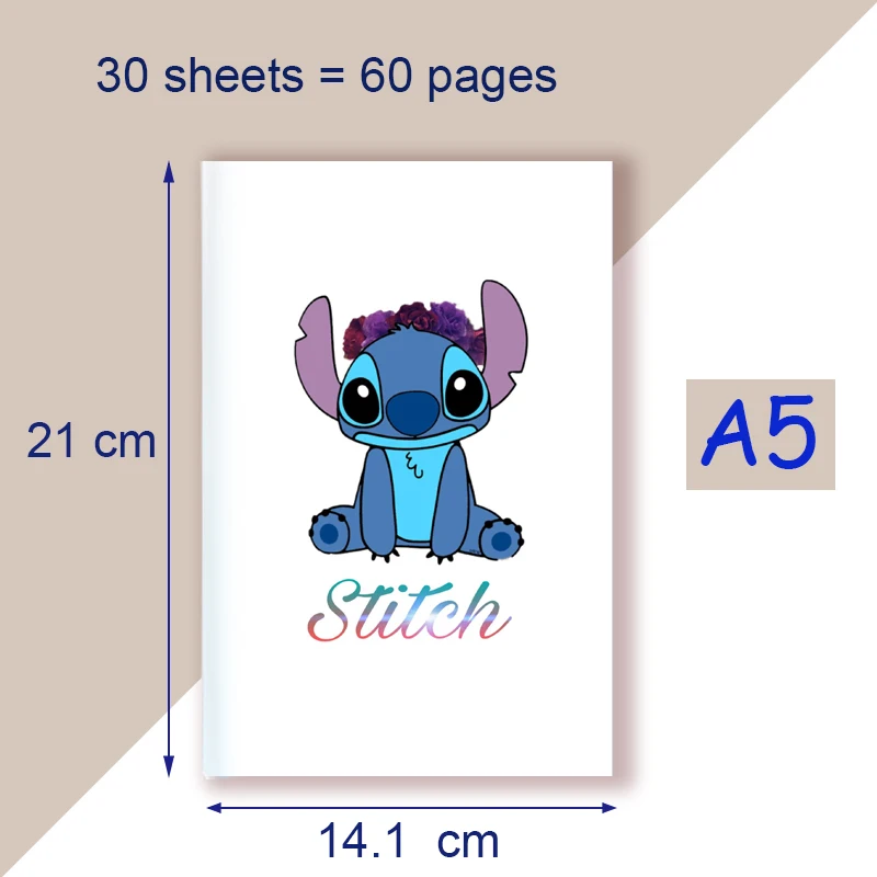 Carnet de Notes A5 Stitch Disney - Keepin' It Cool sur Kas Design