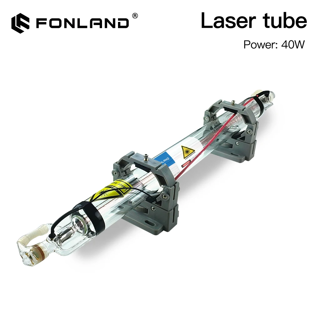 Fonland Co2 Laser Tube 40W Lunghezza 700Mm Lampada Laser In Vetro Per Macchina Da Taglio Per Incisione Laser Co2 Garanzia Di Danni Serie K40