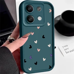 Custodia per telefono in silicone con motivo cuore chic