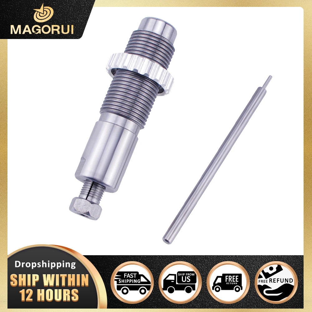 

Резьба 7/8 дюйма-14, универсальная обшивка и деpriming Die для LEE 90292, работа с чехлом диаметром до 0,560 дюйма