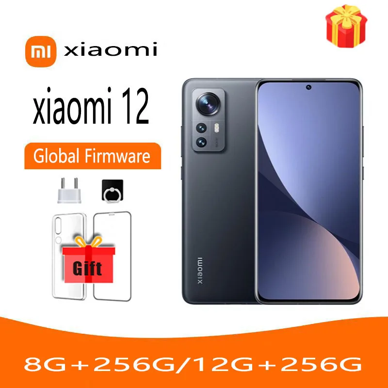Xiaomi 12 5G Smartphone Qualcomm Snapdragon 8 Gen1 6.28 Pollici Android 67W Versione Globale