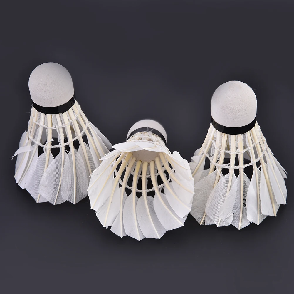 3Pcs Durable Badminton Shuttlecocks For Outdoor Indoor Ball Sport Training Entertainment