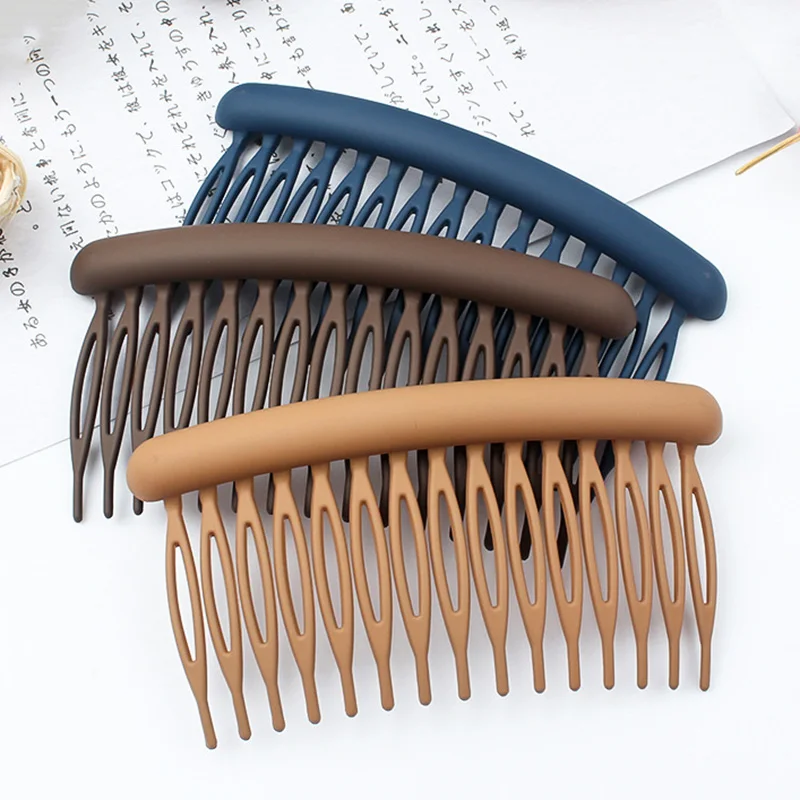 Children Candy Color Hair Brush Comb Clip Women Baby Hairpins Headdress Korean Wedding DIY Jewelry Hair Style Accessories