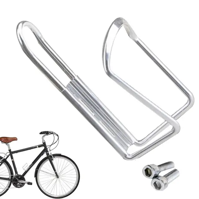 Aluminum Alloy Bicycle Bottle Holder Cycling Bicycle Drink Water Bottle Rack Holder Mount for Mountain Folding Bike Cage 3